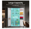 Hisense RS5P528STIE Non-Plumbed Total No Frost Multi-door American Fridge Freezer - Stainless Steel