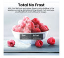 Hisense RS694N4BCE Plumbed Total No Frost American Fridge Freezer - Stainless Steel  (Water + Ice)