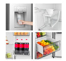 Hisense RS5P528STIE Non-Plumbed Total No Frost Multi-door American Fridge Freezer - Stainless Steel