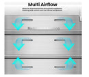 Hisense RF815N4SESE Total No Frost Multi-door American Fridge Freezer - Stainless Steel