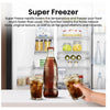 Hisense RS694N4BCE Plumbed Total No Frost American Fridge Freezer - Stainless Steel  (Water + Ice)