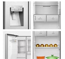 Hisense RS818N4IIE American Fridge Freezer - S/Steel : (Water + Ice)