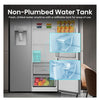Hisense RS5P528STIE Non-Plumbed Total No Frost Multi-door American Fridge Freezer - Stainless Steel