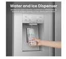 Hisense RS5P528STIE Non-Plumbed Total No Frost Multi-door American Fridge Freezer - Stainless Steel