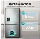 Hisense FMN470W20E Wifi Connected Total No Frost Multi-door American Fridge Freezer - Stainless Steel