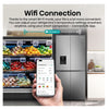 Hisense FMN470W20E Wifi Connected Total No Frost Multi-door American Fridge Freezer - Stainless Steel