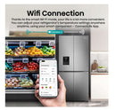 Hisense FMN470W20E Wifi Connected Total No Frost Multi-door American Fridge Freezer - Stainless Steel