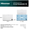 Hisense FC571D4AWLYE Chest Freezer - White