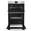 Hisense BI6095HGXUK Built In Electric Double Oven and Gas Hob Pack - Stainless Steel