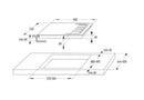 Hisense BI6095HGXUK Built In Electric Double Oven and Gas Hob Pack - Stainless Steel