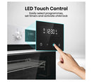 Hisense BI6095HGXUK Built In Electric Double Oven and Gas Hob Pack - Stainless Steel