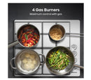 Hisense BI6095HGXUK Built In Electric Double Oven and Gas Hob Pack - Stainless Steel
