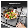 Hisense BI6095HGXUK Built In Electric Double Oven and Gas Hob Pack - Stainless Steel