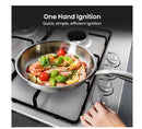 Hisense BI6095HGXUK Built In Electric Double Oven and Gas Hob Pack - Stainless Steel