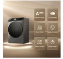 Hisense 3S Series WF3S8043BT3 8kg WiFi Connected Washing Machine with 1400 rpm - Titanium