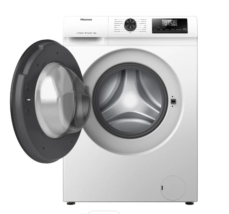 Hisense 1Q Series WF1Q1041BW 10kg Washing Machine with 1400 rpm - White