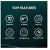 Hisense 1Q Series WF1Q1041BW 10kg Washing Machine with 1400 rpm - White
