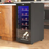 HOMCOM 50L Wine Cooler, 18 Bottles,