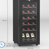 HOMCOM 50L Wine Cooler, 18 Bottles,