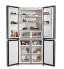 Hoover HHCR3818ENPL Non-Plumbed Total No Frost Multi-door American Fridge Freezer - Inox