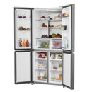 Hoover HHCR3818ENPL Non-Plumbed Total No Frost Multi-door American Fridge Freezer - Inox