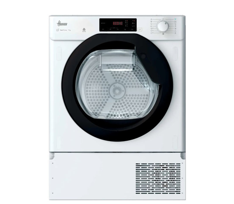 Hoover H-DRY 300 BATD H7A1TBE-80 Wifi Connected 7Kg Integrated Heat Pump Tumble Dryer - White