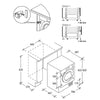 Hoover H-DRY 300 BATD H7A1TBE-80 Wifi Connected 7Kg Integrated Heat Pump Tumble Dryer