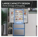 Hoover H-FRIDGE 700 HONFQ2T718EXK Total No Frost American Fridge Freezer