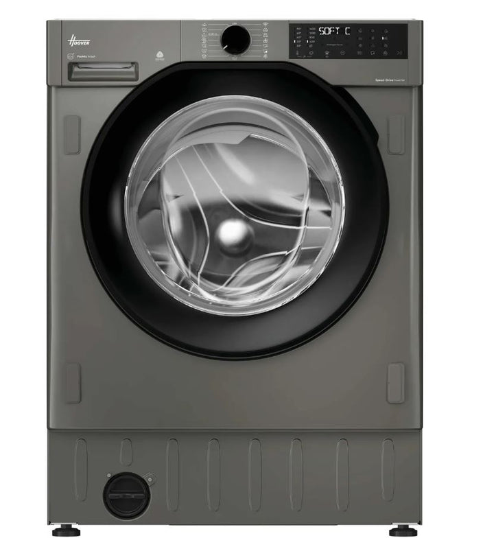 Hoover H-WASH 400 Pro BH4S69M6DB9RJ-80 Integrated 9kg WiFi Connected Washing Machine with 1600 rpm - Anthracite
