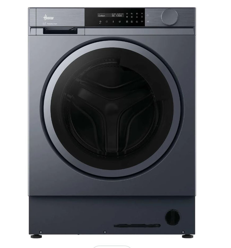Hoover H-Wash 600 HBSI410CRL8GU-80 Integrated 10kg WiFi Connected Washing Machine with 1400 rpm - Anthracite