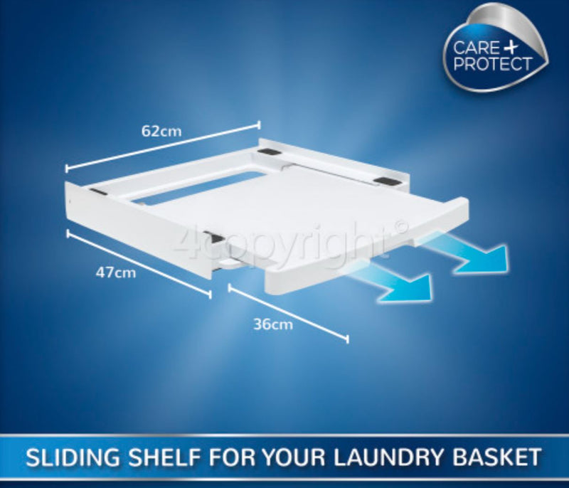 Hoover Universal Washing Machine & Tumble Dryer Stacking Kit With Sliding Shelf
