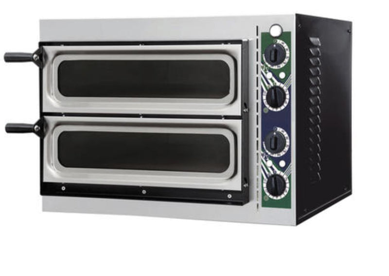Hostek Nevo 2/40 Italian Double Deck Commercial Pizza Oven - 2 x 14" Pizzas