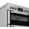 Hotpoint HDD6GDC2WX 60cm Wide Double Oven Dual Fuel Cooker - Stainless Steel