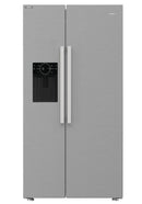 Hotpoint HPG2 6573W XP4UK American Fridge Freezer, Silver : (Water + Ice)