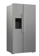 Hotpoint HPG2 6573W XP4UK American Fridge Freezer, Silver : (Water + Ice)