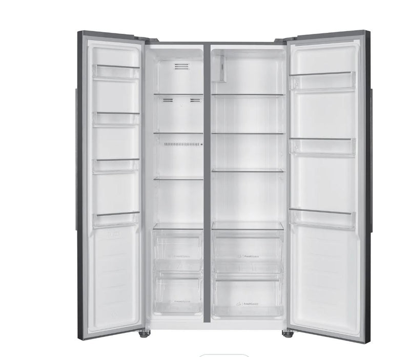 Indesit INGF 6441 XP4UK Total No Frost American Fridge Freezer - Inox