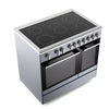 KENWOOD CK602C-SL 90 cm Electric Ceramic Range Cooker - Slate Grey & Chrome