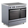 KENWOOD CK602C-SL 90 cm Electric Ceramic Range Cooker - Slate Grey & Chrome