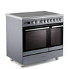 KENWOOD CK603IND-SL 90 cm Electric Induction Range Cooker - Slate Grey & Chrome
