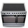 KENWOOD CK603IND-SL 90 cm Electric Induction Range Cooker - Slate Grey & Chrome
