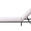 LARIANO Sun Lounger with Cushion  : Light Beige