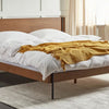 LIBERMONT Bed 180 x 200 cm Dark Ash Wood : King