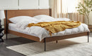 LIBERMONT Bed 180 x 200 cm Dark Ash Wood : King
