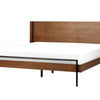 LIBERMONT Bed 180 x 200 cm Dark Ash Wood : King