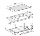 Miele KM7373FL 80cm Induction Hob - Black