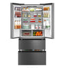 Midea MDRF692FIC46 Wifi Connected Total No Frost American Fridge Freezer - Inox