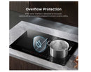 Midea MIH740Y078B Electric Induction Extractor Hob - Black