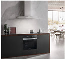 Miele DAW1920 90cm Chimney Cooker Hood for Ducted/Recirculating Ventilation - Stainless Steel
