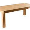 MISSION Extending Dining Table : Light Ash Wood 160/200 cm 90 cm