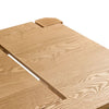 MISSION Extending Dining Table : Light Ash Wood 160/200 cm 90 cm